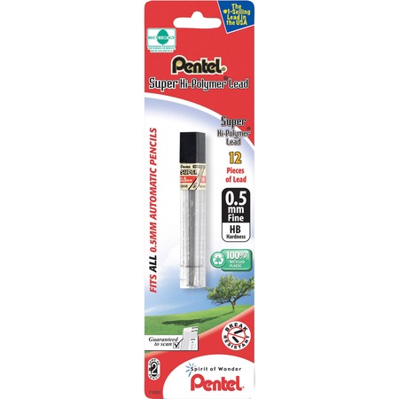 Wholesale Pencil Refills: Discounts on Pentel 0.5mm Super Hi-Polymer Lead PENL100BPHBK6