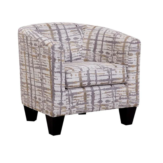 Grafton Home Gray and Gold Splatter Accent Chair
