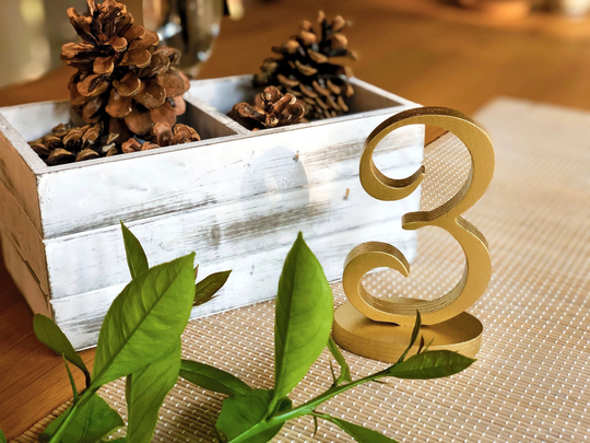 Table Numbers, Wedding Numbers, Wooden Centerpieces, Numbers For Weddings & Events