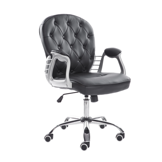 Porthos Home Wylder 360? Swivel Office Chair, PU Leather Upholstery