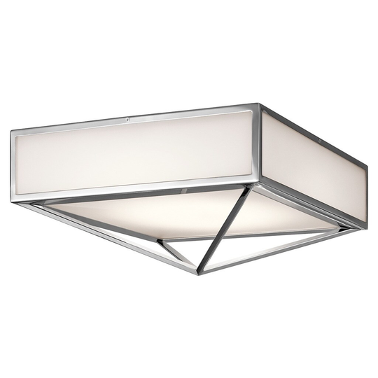 Kichler Lighting Savoca Collection 1-light Chrome LED Flush Mount
