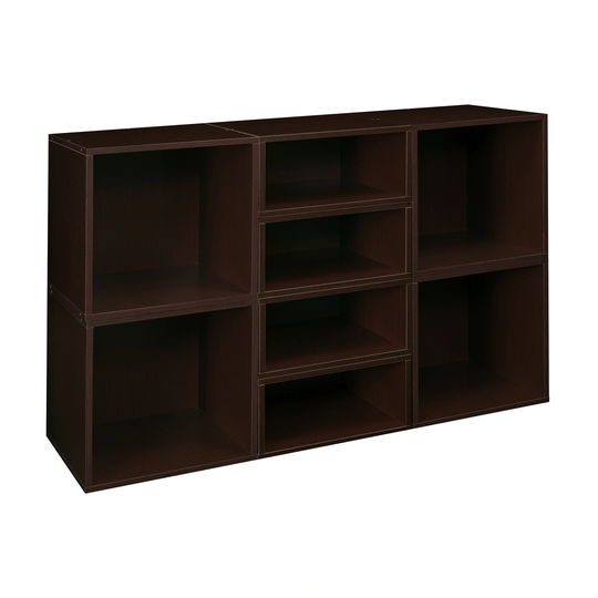 Noble Connect Storage Set- 4 Full Cubes/4 Half Cubes- Truffle