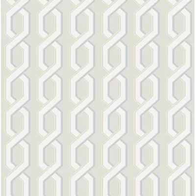 Semple 33' x 20.5" Twist Geometric Wallpaper Roll