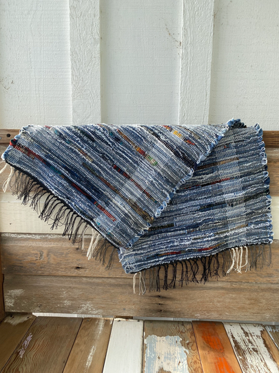 Denim Woven Table Runner