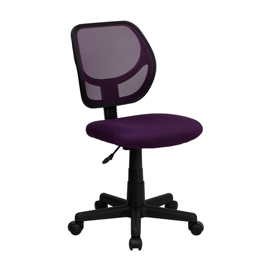 Offex Mid-Back Purple Mesh Task Chair and Computer Chair [OF-WA-3074-PUR-GG] - Not Available