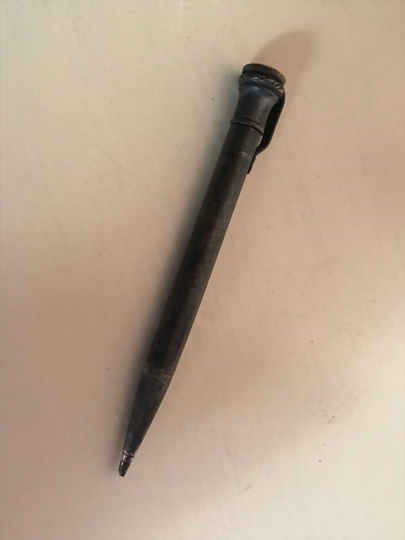 Antique 1920S Wahl Eversharp Silver Plated Mechanical Pencil With Pocket Clip