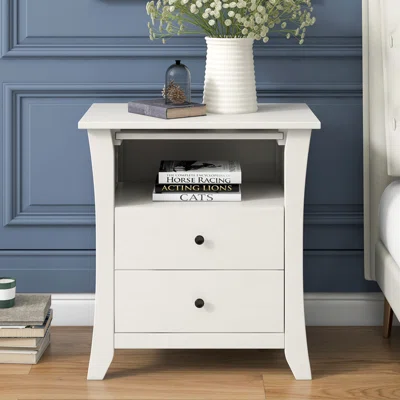 2 - Drawer Storage Nightstand