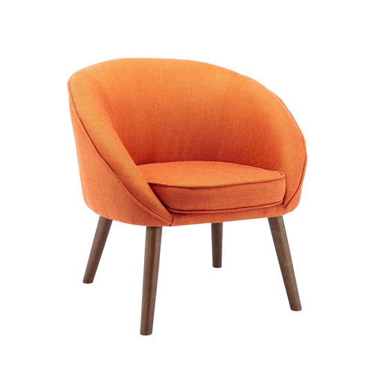 Porthos Home Hady Accent Chair, Fabric Upholstery, Rubberwood Legs
