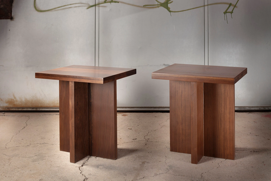 Reclaimed Walnut Side Table