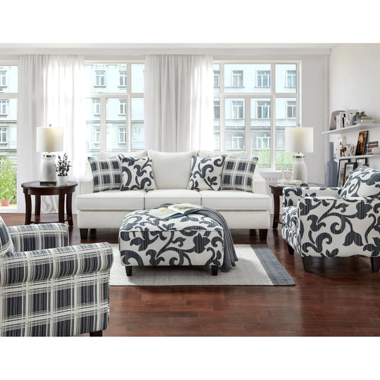 Truth or Dare Salt Stationary 3-seat Sofa
