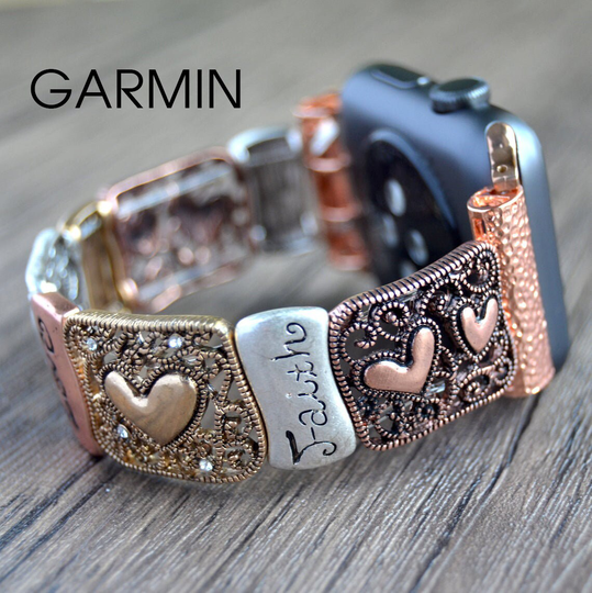Handmade Inspirational Garmin Watchband Custom Order. Fenix 6S 5S Forerunner 945 745 245 Vivoactive Vivomove 3S 4 4S Venu 2 Sq Music 2S