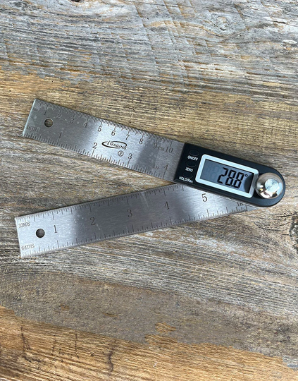 Digital Protractor 7" with Stainless Steel Scale Blade | Ga7006