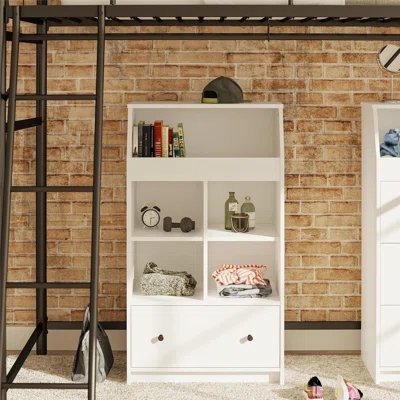 Emryn Loft 1 Drawer Storage Tower,