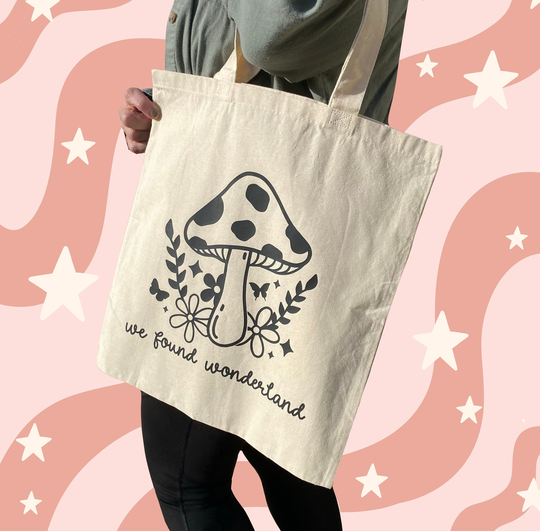Wonderland Cotton Tote