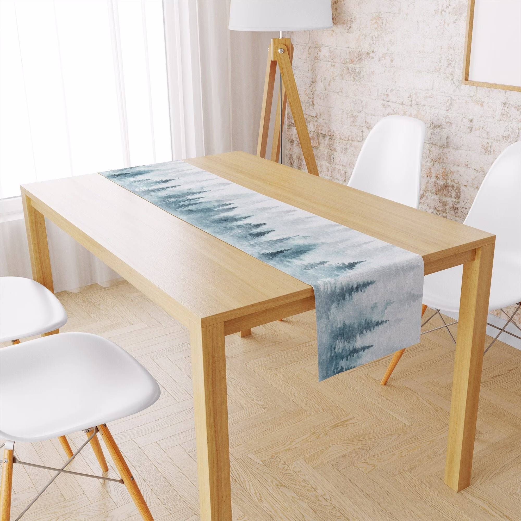 Forest Table Runner | Forest Decor Linen Nature