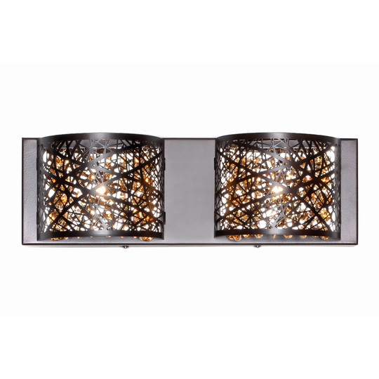 Inca Bronze 2-light Bath Vanity