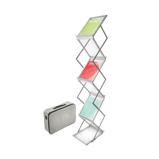 Deflecto Portable LiteratureHome Office Display Magazine Size