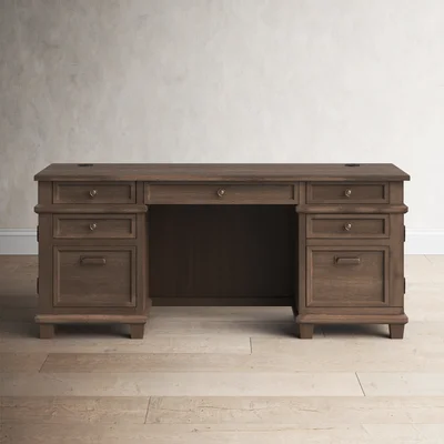 Alderton Solid Wood Credenza Desk
