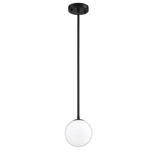 Phoenix 1-Light Black Pendant