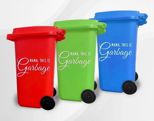 Rupaul's Drag Race - Mama, This Is Garbage Mini Can Trash/Pencil Holder For Desk