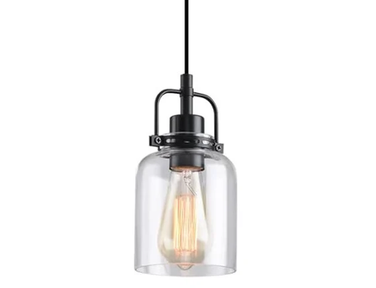 Glass Pendant Light - Hanging Modern Kitchen Island Lighting Dining Room