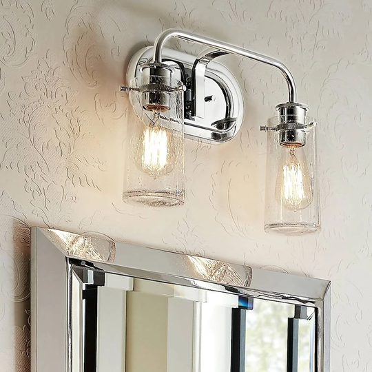 Kichler Braelyn 2-light Chrome Bath/Vanity Light