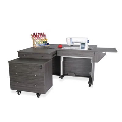 Kangaroo & Joey Sewing Cabinet with Quilt Blocks
