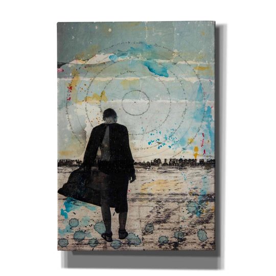 Epic Graffiti 'Girl Wandering' by DB Waterman, Canvas Wall Art