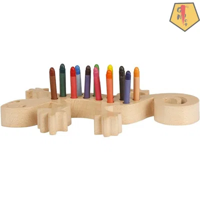 Wooden Crayon Holder & Pencil Holder, For Student, Stationery, Crayon, Home & Office Multi-Purpose Uses