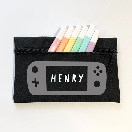 Personalised Gamer Pencil Case