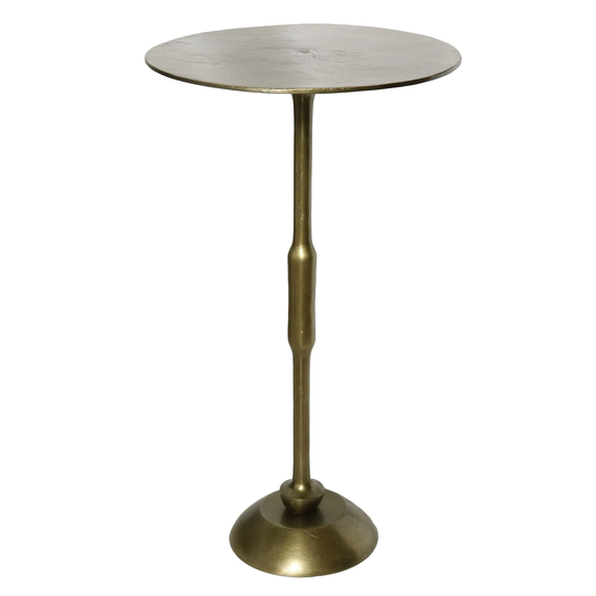 metal side table - 14"W x 14"D x 25"H