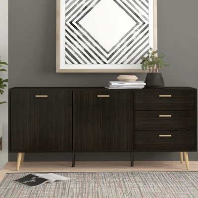 Ares 69" Wide 3 Drawer Sideboard