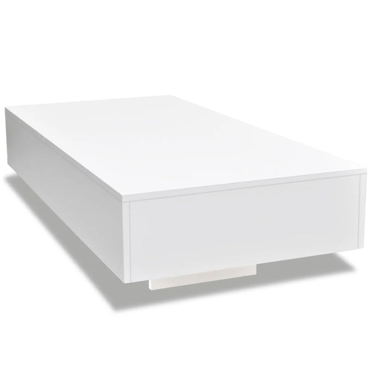 vidaXL Coffee Table High Gloss White