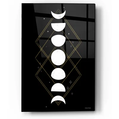 Geometric Moon Phases by Rachel Nieman - Unframed Graphic Art