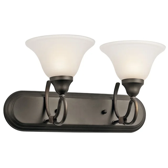 Kichler Lighting Stafford Collection 2-light Olde Bronze Bath/Vanity Light