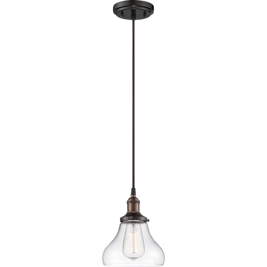 Nuvo Vintage 1-Light 7" Caged Pendant