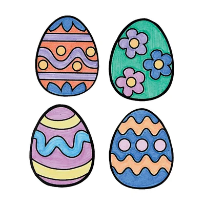 Ider Color Your Own Easter Egg Magnets - Craft Kits - 12 Pieces