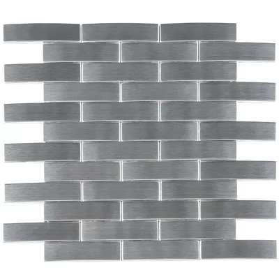 Bridge 1" x 4" Metal Random Mosaic Wall Tile