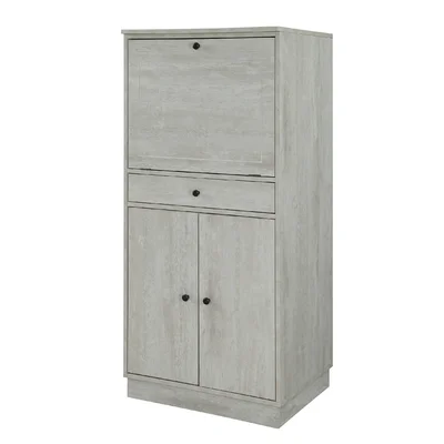 Wine Cabinet In Antique White