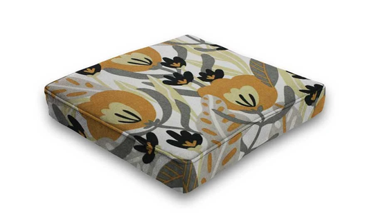 Fournette Driftwood | Outdoor Seat Pad Patio Chair Dining Cushions Richloom Solarium Fabric