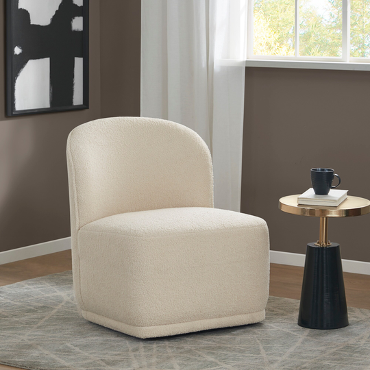 Madison Park Irene Armless 360 Degree Swivel Chair