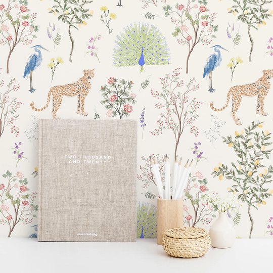Colorful Menagerie Peel & Stick Wallpaper/Animal Removable - Self-Adhesive Or Traditional