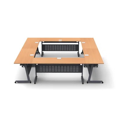 12 Person Training Meeting Seminar Tables Set