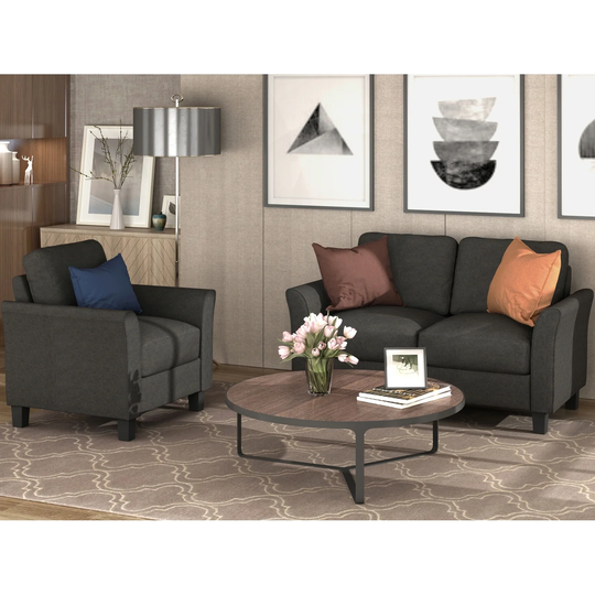 TiramisuBest Living Room Furniture Single Sofa and Loveseat Sofa