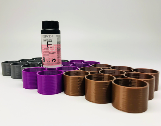 Redken Shades Eq Hair Color Bottle Trays For 2Oz, 33mm Bottles - 1 Inch Extra Durable Non-Breakable