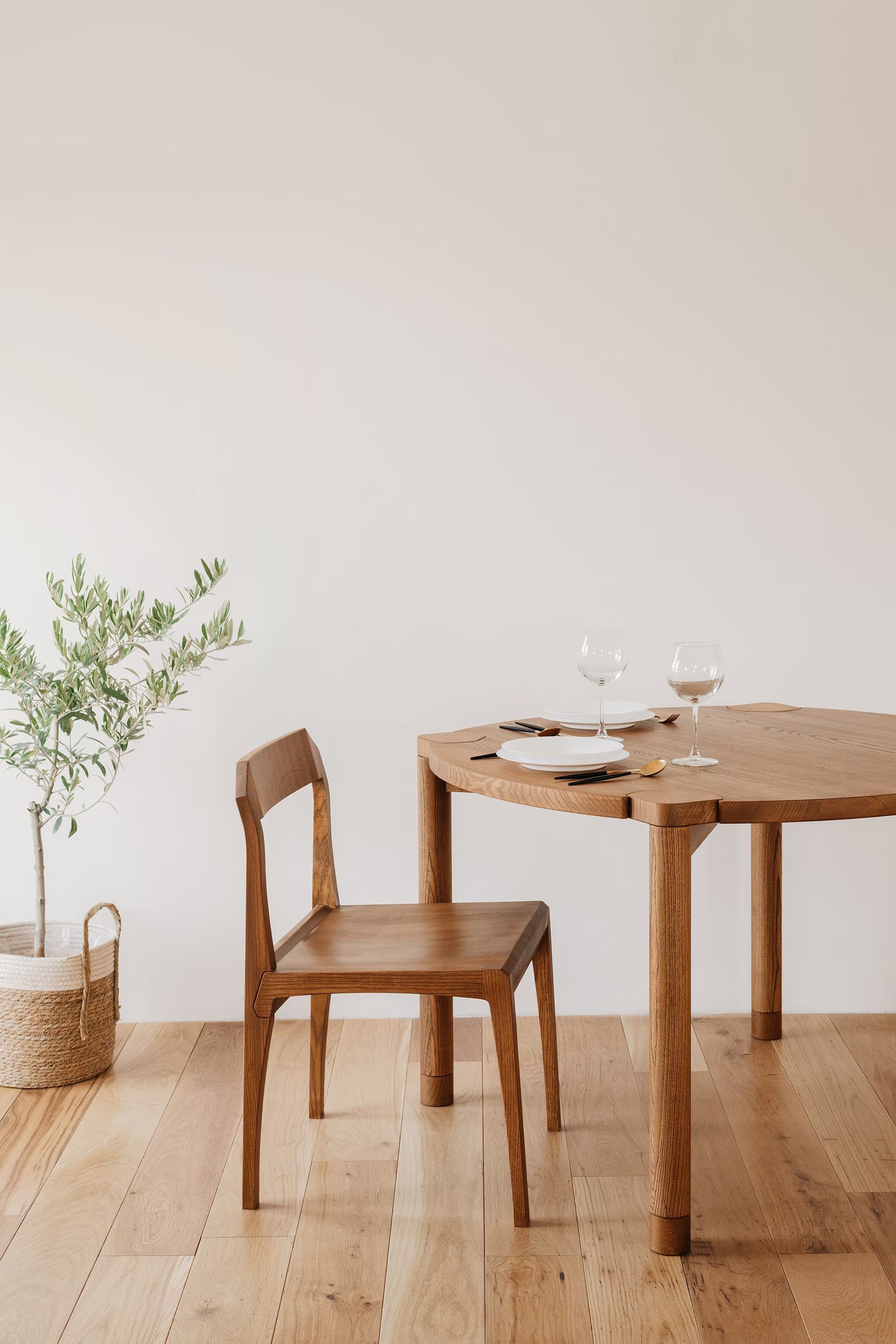 Dining Chair, Contemporary Wood Dining Ash Chair
