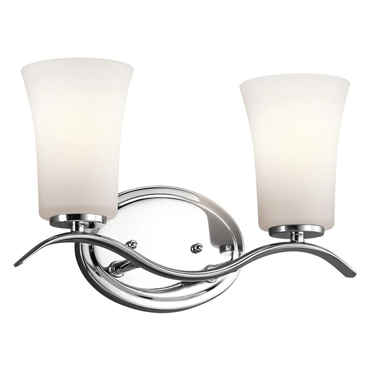 Kichler Lighting Armida Collection 2-light Chrome Bath/Vanity Light