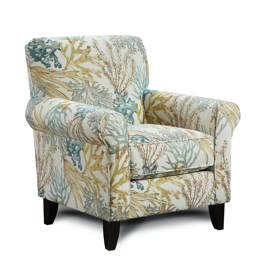 Coral Reef Caribbean Accent Chair