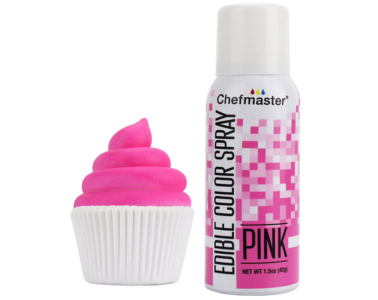 Pink Chefmaster Spray Food Coloring - Brighten Your Treats With Our Easy To Use Pink Spray Food Coloring