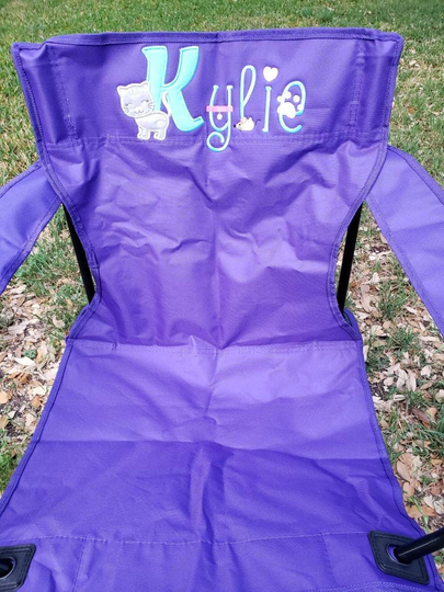 Kids Kitten Personalized Chair